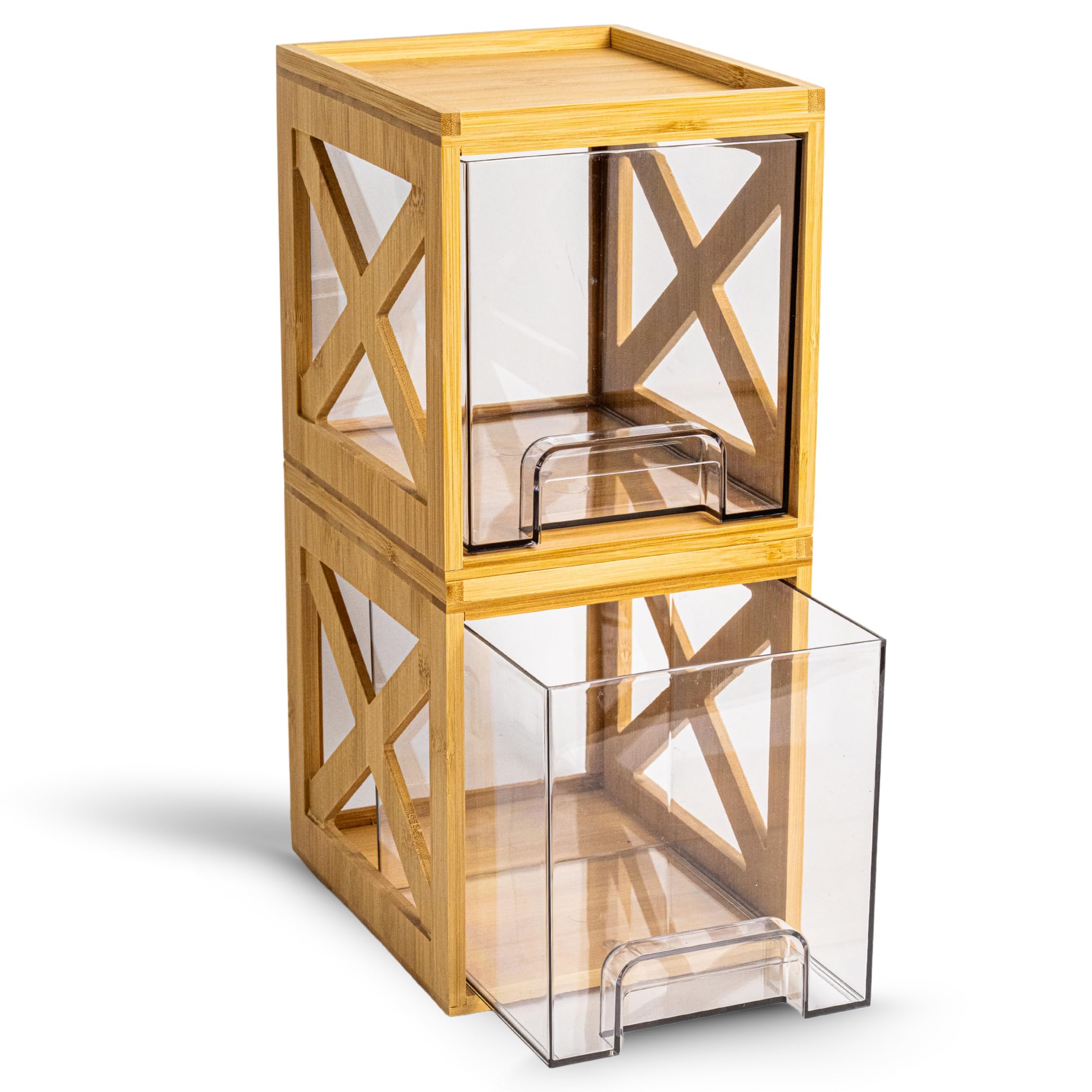 Amazon.com: KEOWA DELIGHTFUL PRACTICALITY Stackable Bamboo Snack
